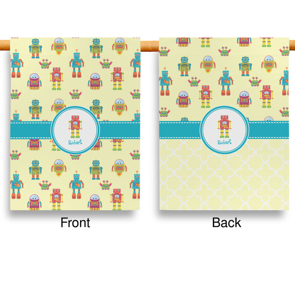 Robot Garden Flags - Large - Double Sided - APPROVAL