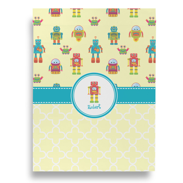 Robot Garden Flags - Large - Double Sided - BACK