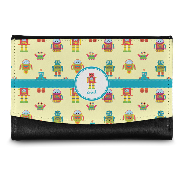 Custom Robot Genuine Leather Women's Wallet - Small (Personalized)