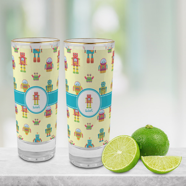 Robot Glass Shot Glass - 2 oz - LIFESTYLE
