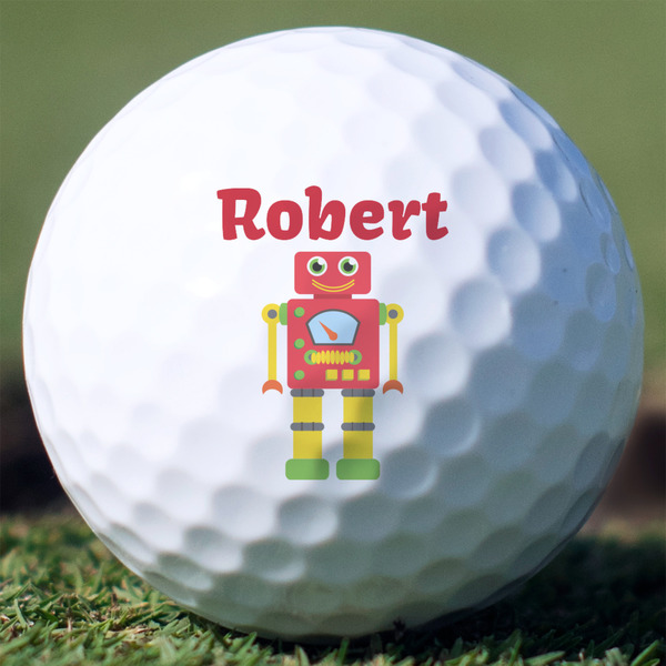 Custom Robot Golf Balls - Titleist Pro V1 - Set of 3 (Personalized)