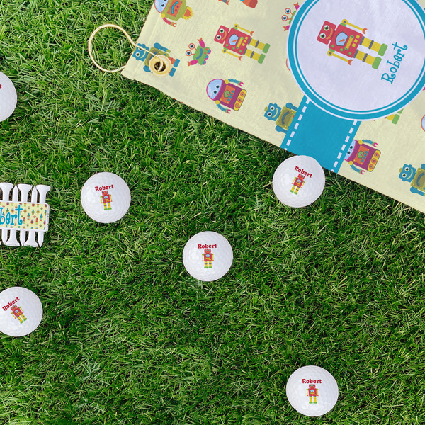 Robot Golf Balls - Generic - Set of 12 - LIFESTYLE