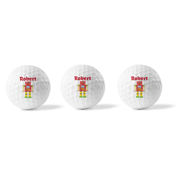 Robot Golf Balls - Generic - Set of 3 - APPROVAL