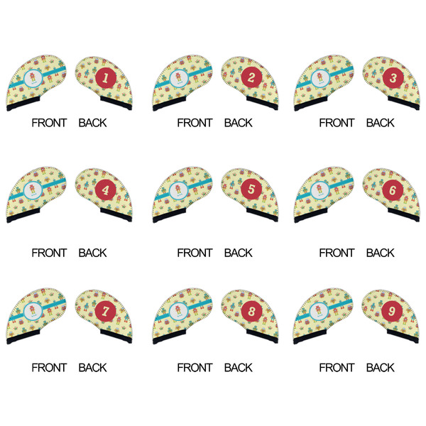Robot Golf Club Covers - APPROVAL (set of 9)