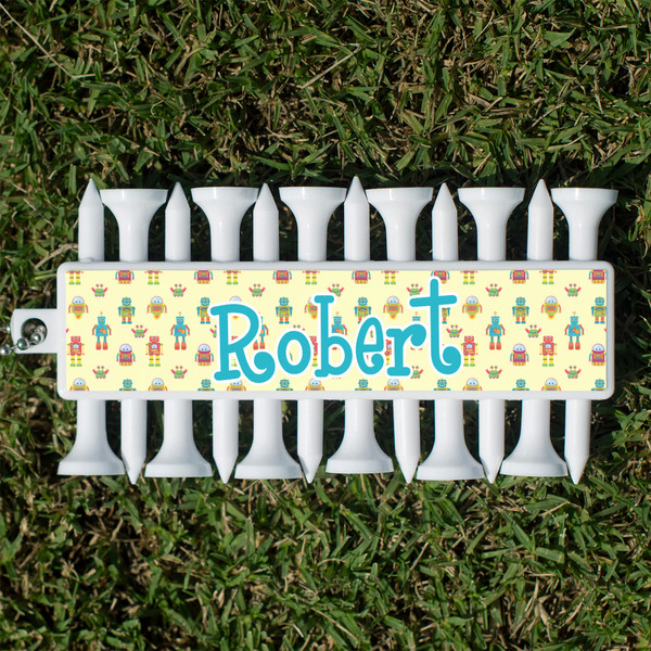 Custom Robot Golf Tees & Ball Markers Set (Personalized)