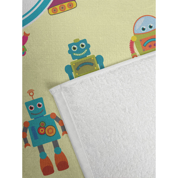 Robot Golf Towel - Detail