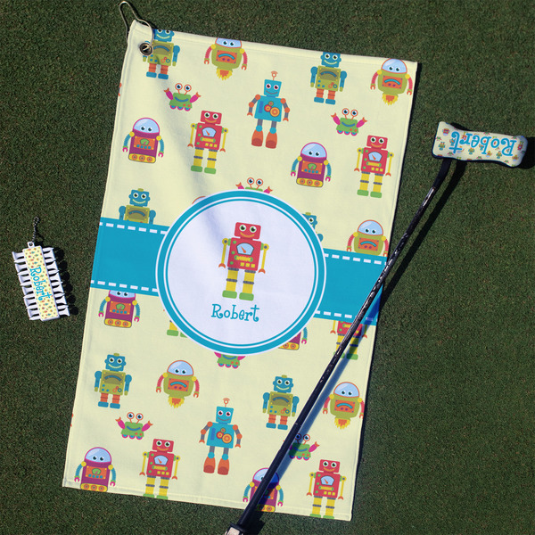 Custom Robot Golf Towel Gift Set (Personalized)