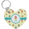 Robot Heart Keychain (Personalized)