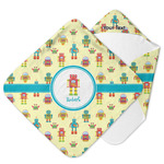 Robot Hooded Baby Towel (Personalized)