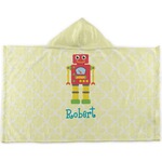 Robot Kids Hooded Towel (Personalized)