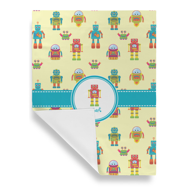 Robot House Flags - Single Sided - FRONT FOLDED