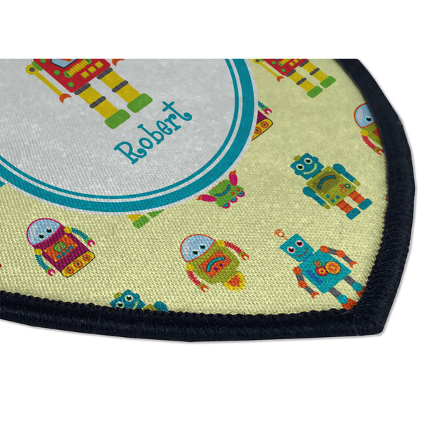 Robot Iron on Shield 3 Detail