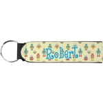 Robot Neoprene Keychain Fob (Personalized)