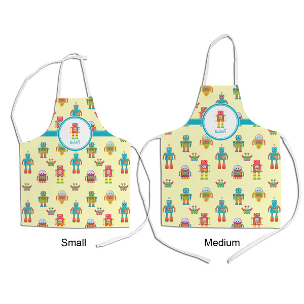 Robot Kid's Aprons - Comparison