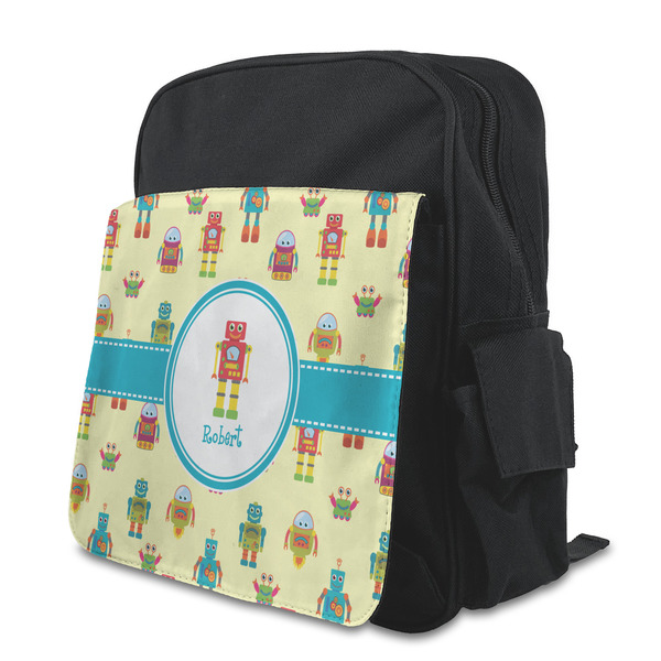 Custom Robot Preschool Backpack (Personalized)