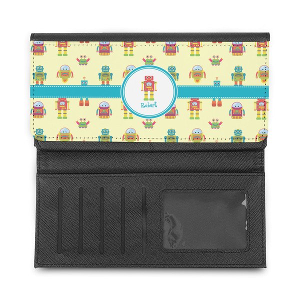 Robot Ladies Wallet - Half Way Open