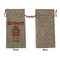 Robot Large Burlap Gift Bags - Front Approval