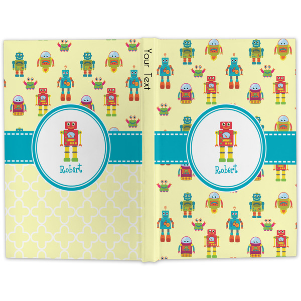 Robot Large Hard Cover Journal - Apvl