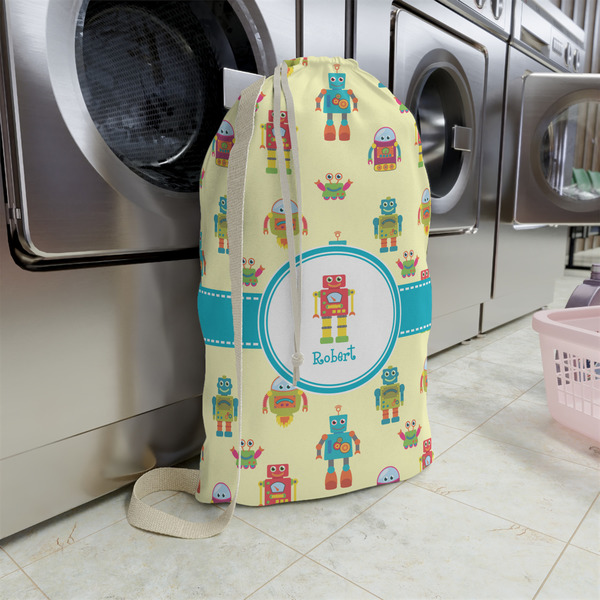 Robot Large Laundry Bag - In Context