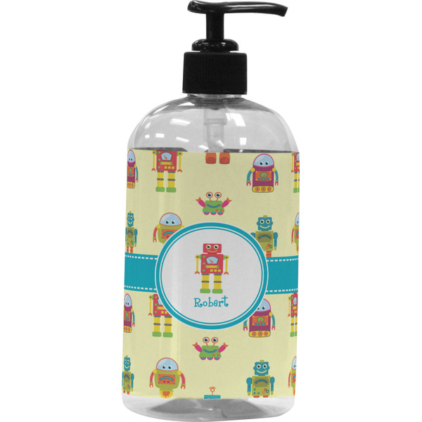 Custom Robot Plastic Soap / Lotion Dispenser (Personalized)