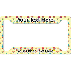 Robot License Plate Frame - Style A (Personalized)