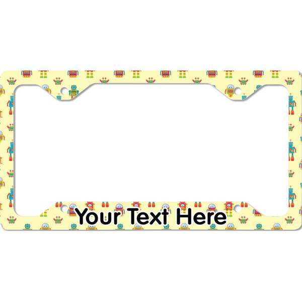 Custom Robot License Plate Frame - Style C (Personalized)