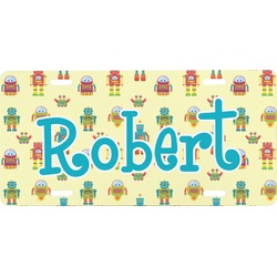 Robot Front License Plate (Personalized)