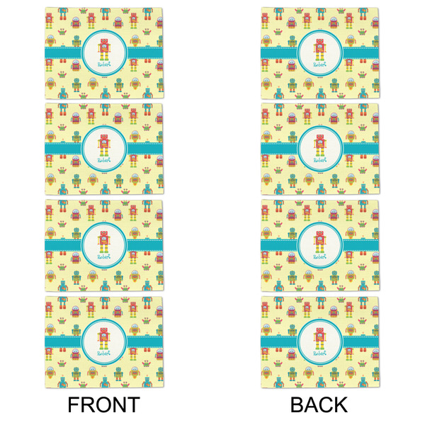 Robot Linen Placemat - APPROVAL Set of 4 (double sided)