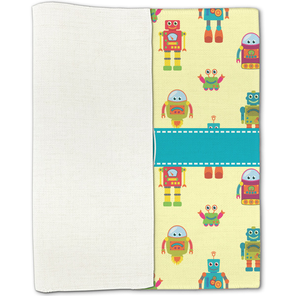 Robot Linen Placemat - Folded Half