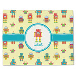 Robot Single-Sided Linen Placemat - Single w/ Name or Text