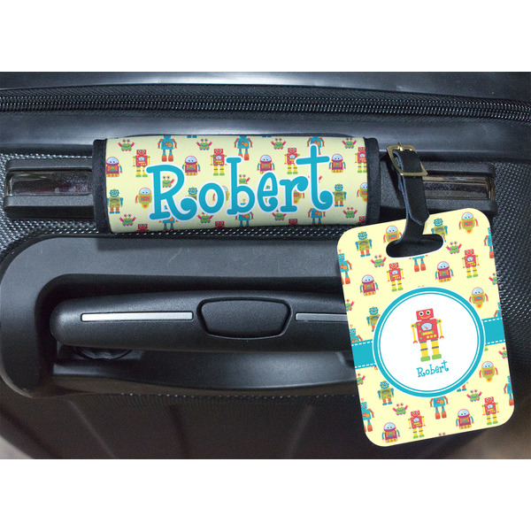 Robot Luggage Wrap & Tag