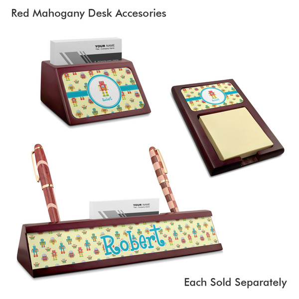 Robot Mahogany Desk Accessories