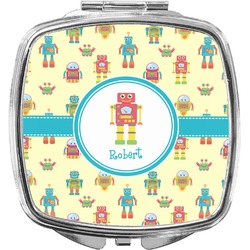 Robot Compact Makeup Mirror (Personalized)