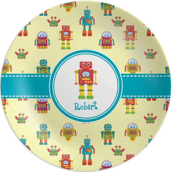 Custom Robot Melamine Plate (Personalized)