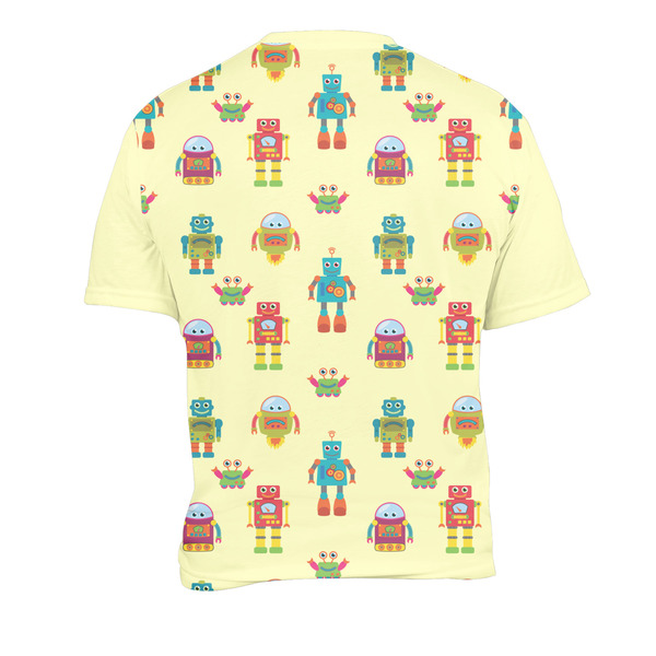 Robot Men's Crew Neck T Shirt Medium - Back