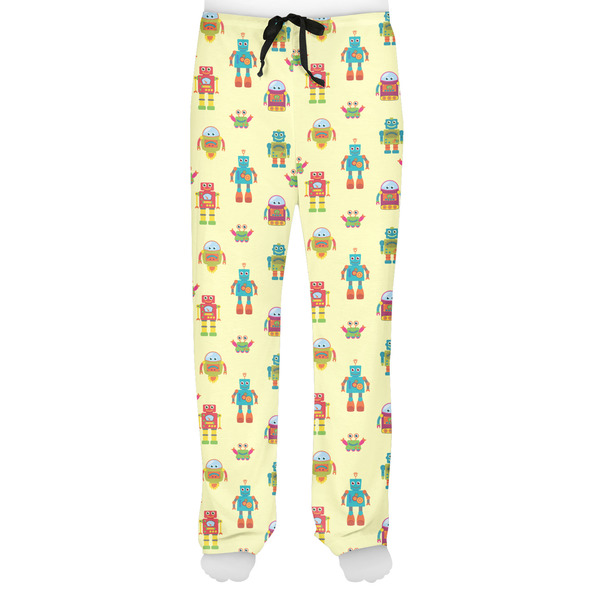 Robot Men's Pjs Front - on model