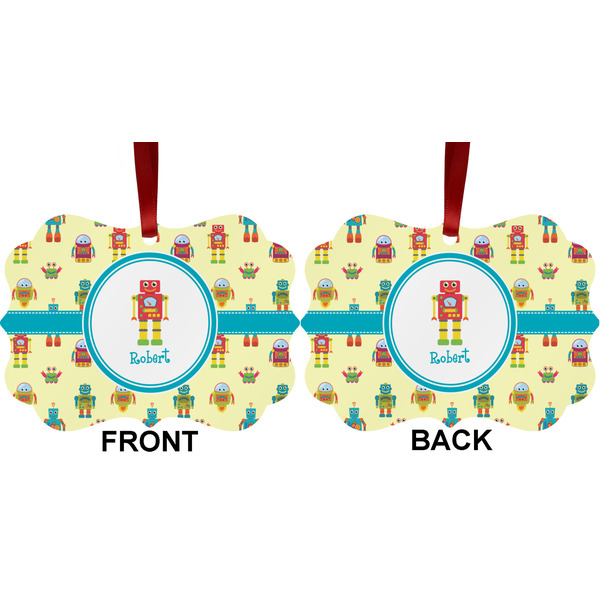 Robot Metal Benilux Ornament - Front and Back (APPROVAL)