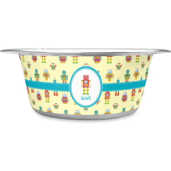 Custom Robot Stainless Steel Dog Bowl (Personalized)