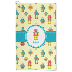Robot Microfiber Golf Towel (Personalized)