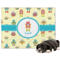 Robot Dog Blanket - Large (Personalized)