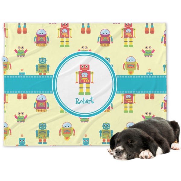 Custom Robot Dog Blanket (Personalized)