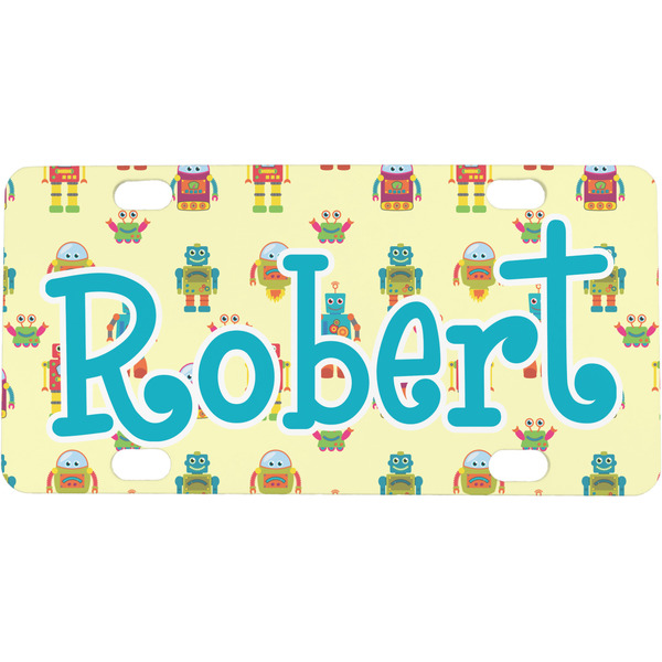 Custom Robot Mini/Bicycle License Plate (Personalized)