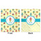 Robot Minky Blanket - 50"x60" - Double Sided - Front & Back