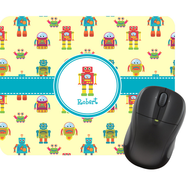 Custom Robot Rectangular Mouse Pad (Personalized)