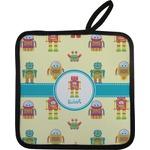 Robot Pot Holder w/ Name or Text