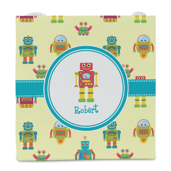 Robot Party Favor Gift Bag - Matte - Front