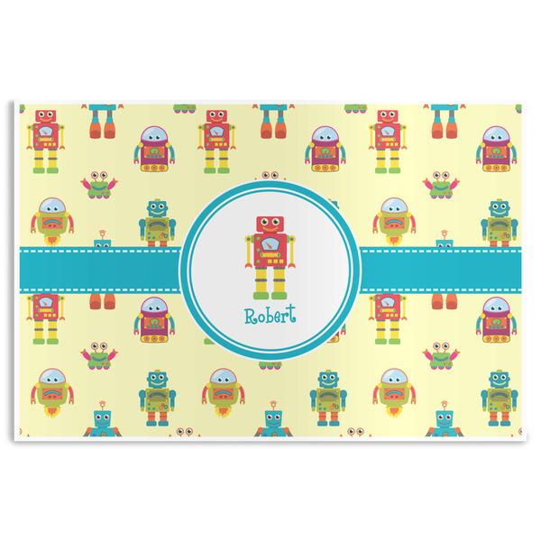 Custom Robot Disposable Paper Placemats (Personalized)