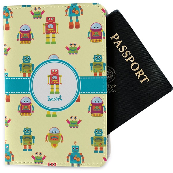 Custom Robot Passport Holder - Fabric (Personalized)