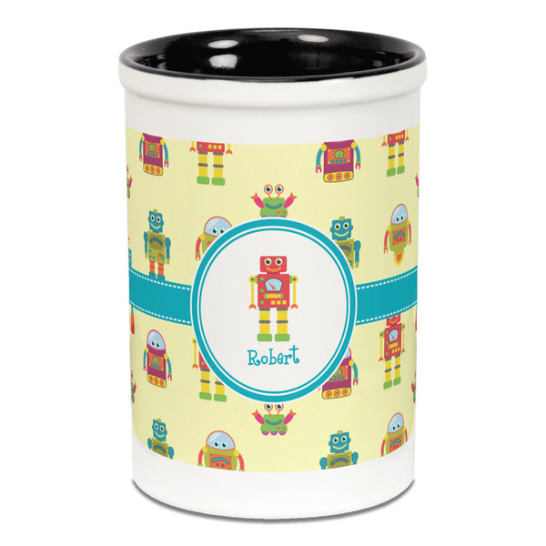 Robot Pencil Holder - Black