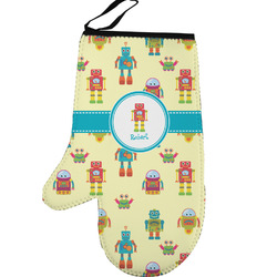 Robot Left Oven Mitt (Personalized)